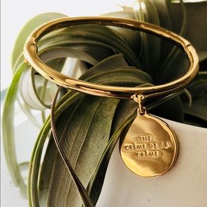 Kate spade Creme De La Creme Idiom Charm Bangle